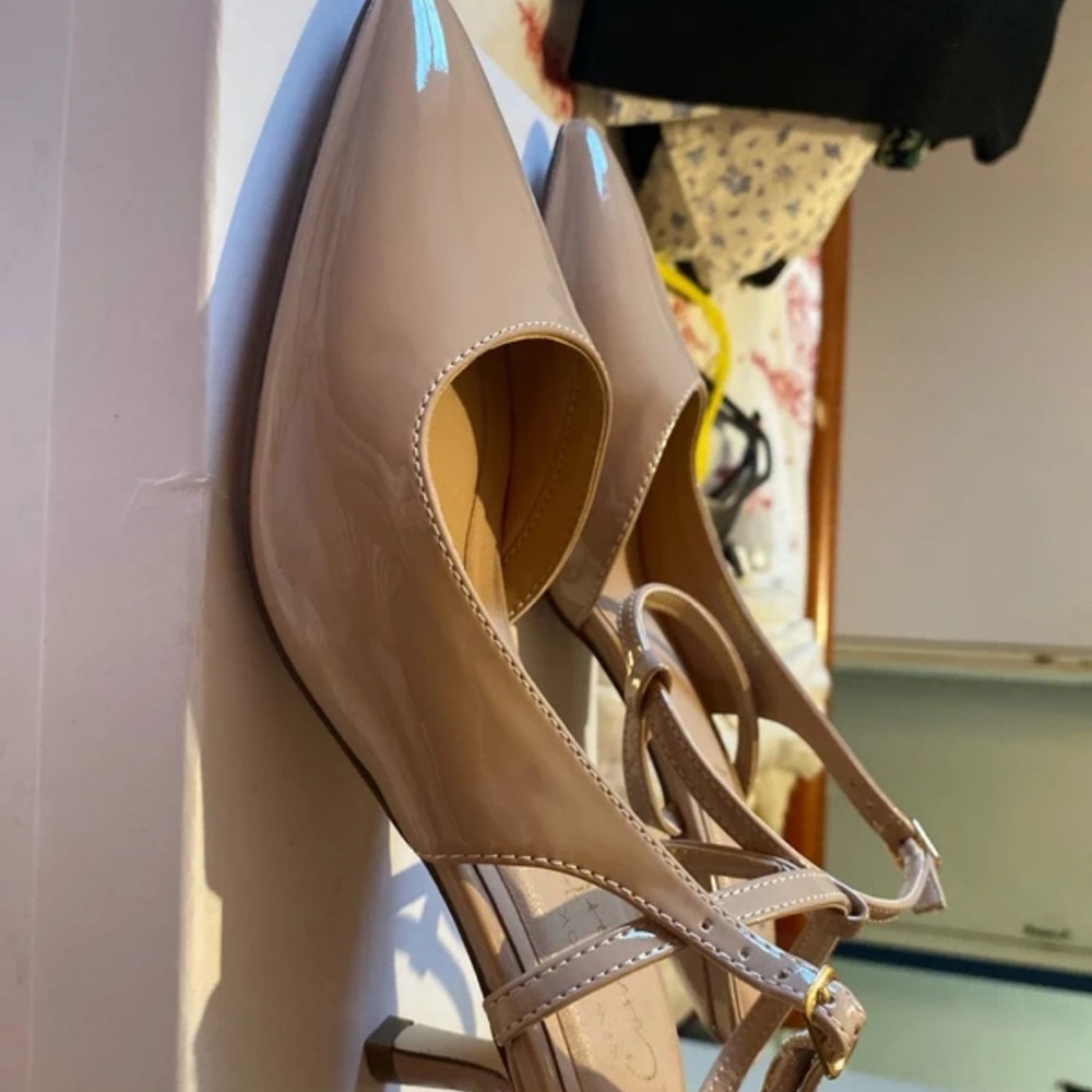New Look Nude Patent Heels